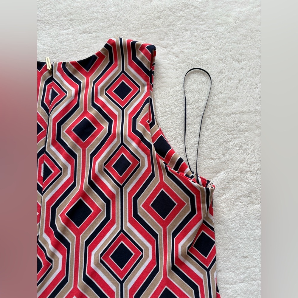 Michael Kors Geometric Patterned Dress - Size Medium - Picture 8 of 12
